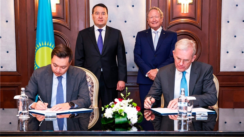 Kazakhstan signs agreement on green hydrogen projects with Fortescue